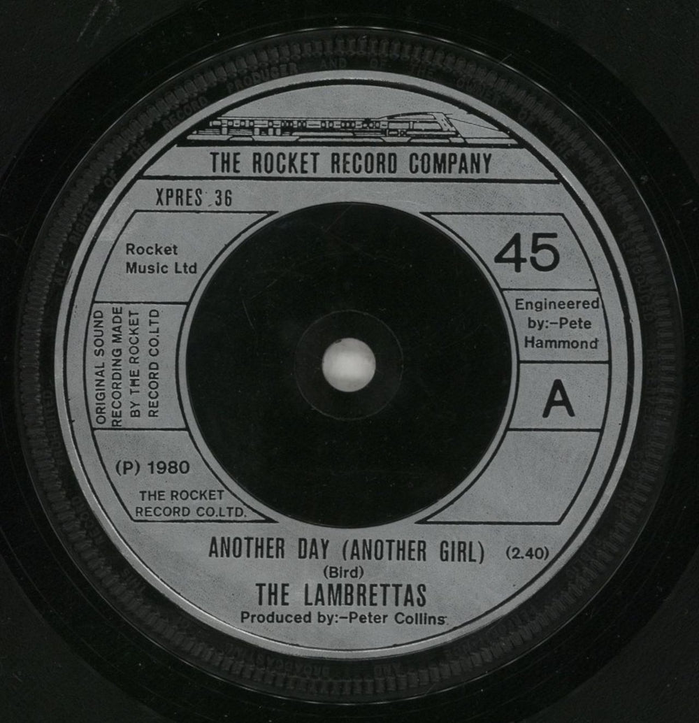 The Lambrettas Another Day (Another Girl) - P/S UK 7" vinyl single (7 inch record / 45) LMB07AN317519