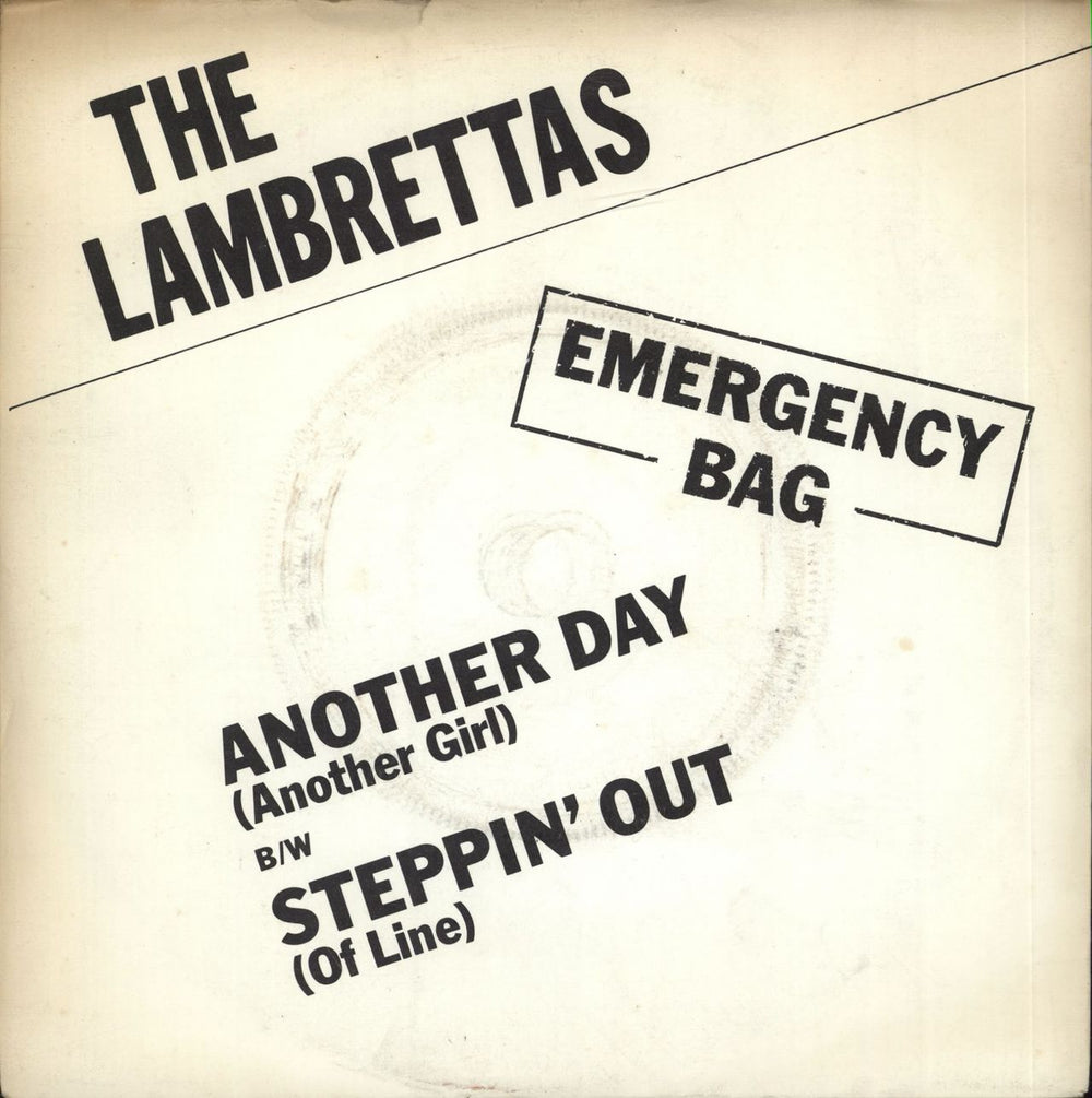 The Lambrettas Another Day (Another Girl) - P/S UK 7" vinyl single (7 inch record / 45) XPRES36