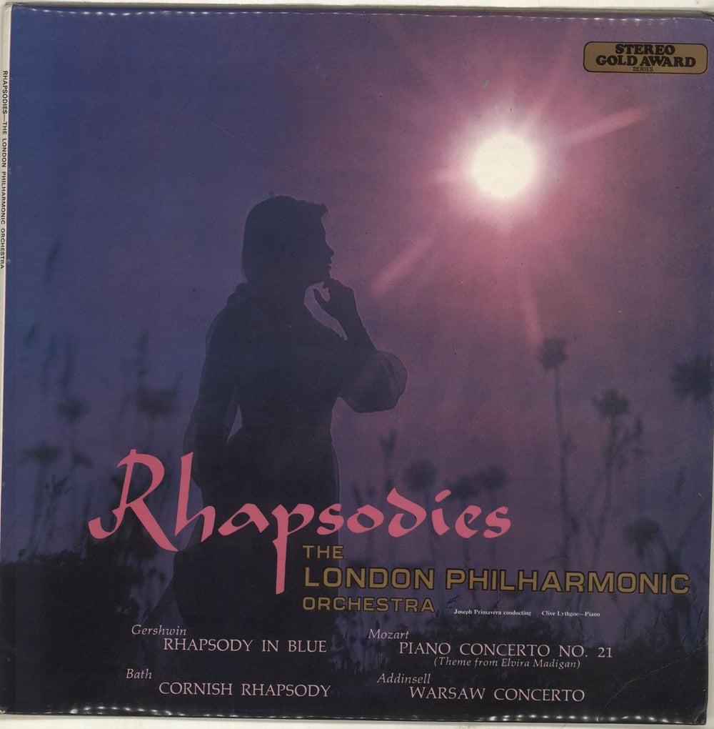 The London Philharmonic Orchestra Rhapsodies UK vinyl LP album (LP record) MER320