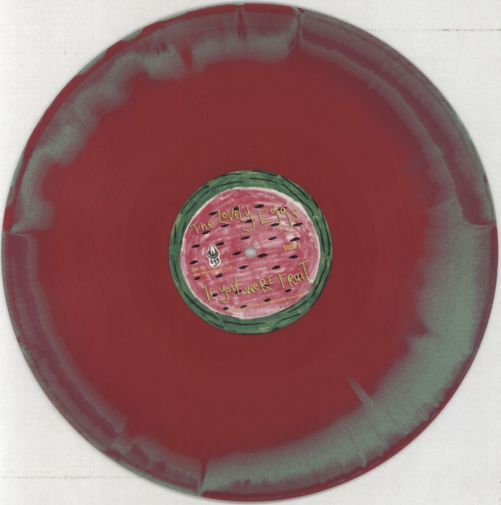The Lovely Eggs If You Were Fruit - Watermelon Vinyl UK vinyl LP album (LP record) X1LLPIF858706