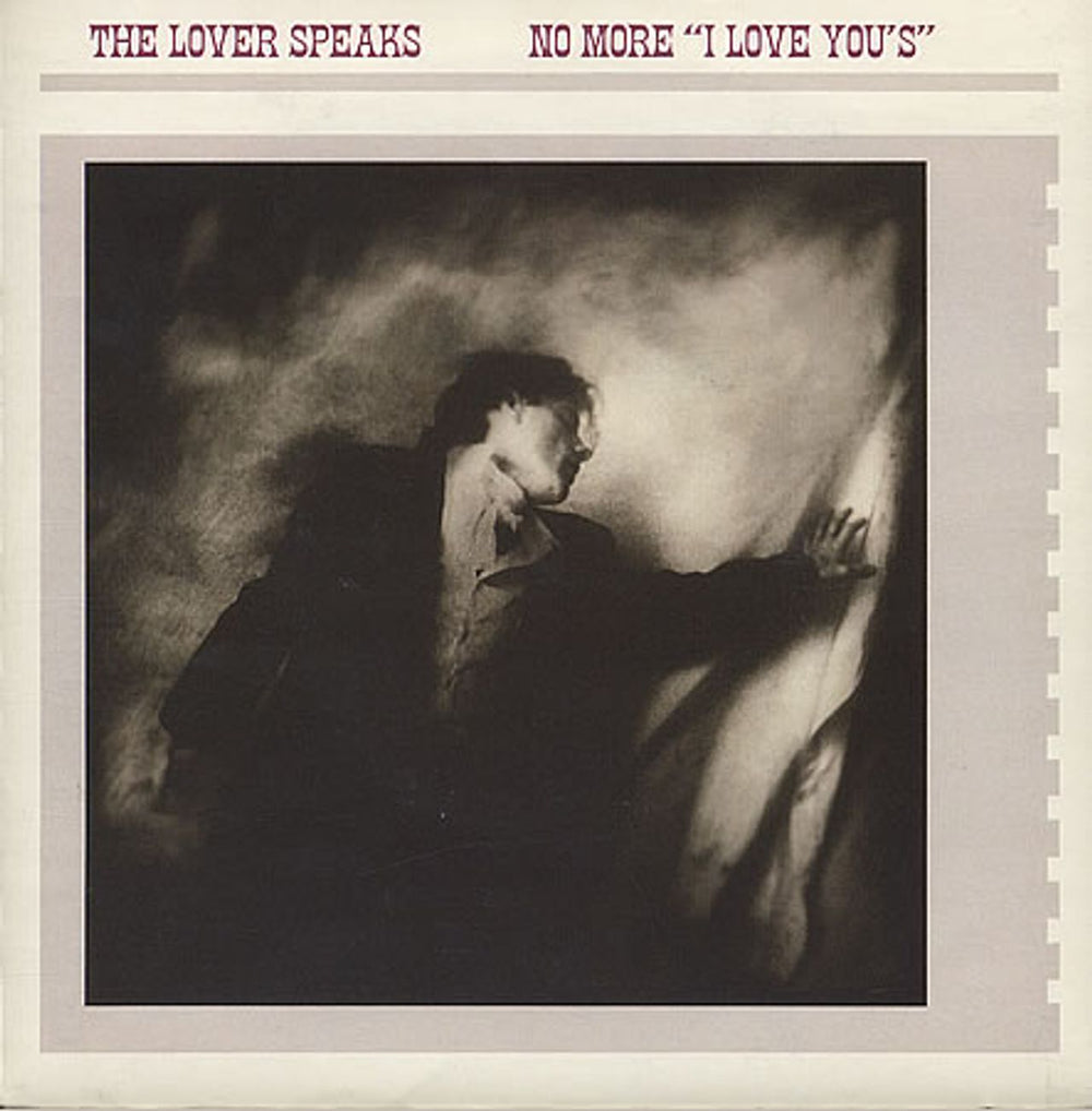 The Lover Speaks No More I Love You's UK 7" vinyl single (7 inch record / 45) AM326