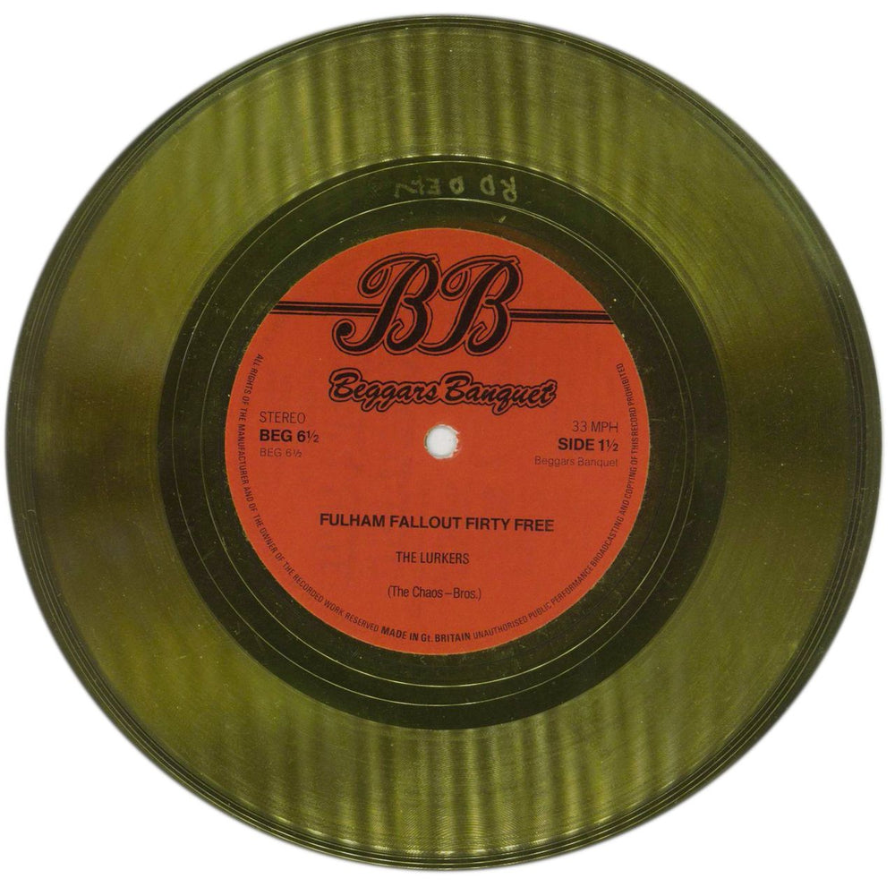 The Lurkers Ain't Got A Clue - 1st + Flexi UK 7" vinyl single (7 inch record / 45) LRK07AI863556