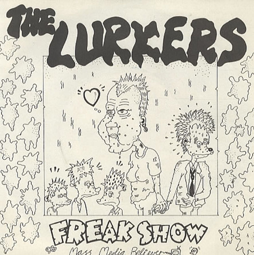 The Lurkers Freak Show UK 7" vinyl single (7 inch record / 45) BEG2