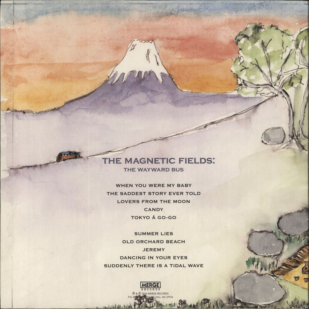 The Magnetic Fields The Wayward Bus / Distant Plastic Trees US 2-LP vinyl record set (Double LP Album)