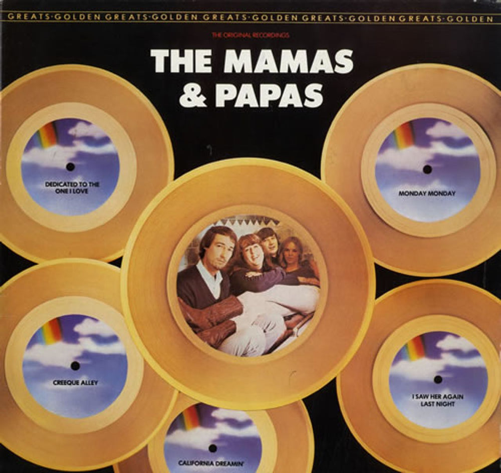 The Mama's And The Papa's Golden Greats UK vinyl LP album (LP record) MCM5001