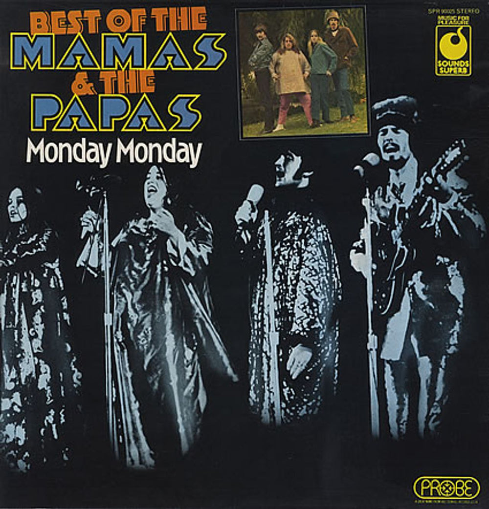 The Mama's And The Papa's Monday Monday: Best Of The Mama & The Papas UK vinyl LP album (LP record) SPR90025