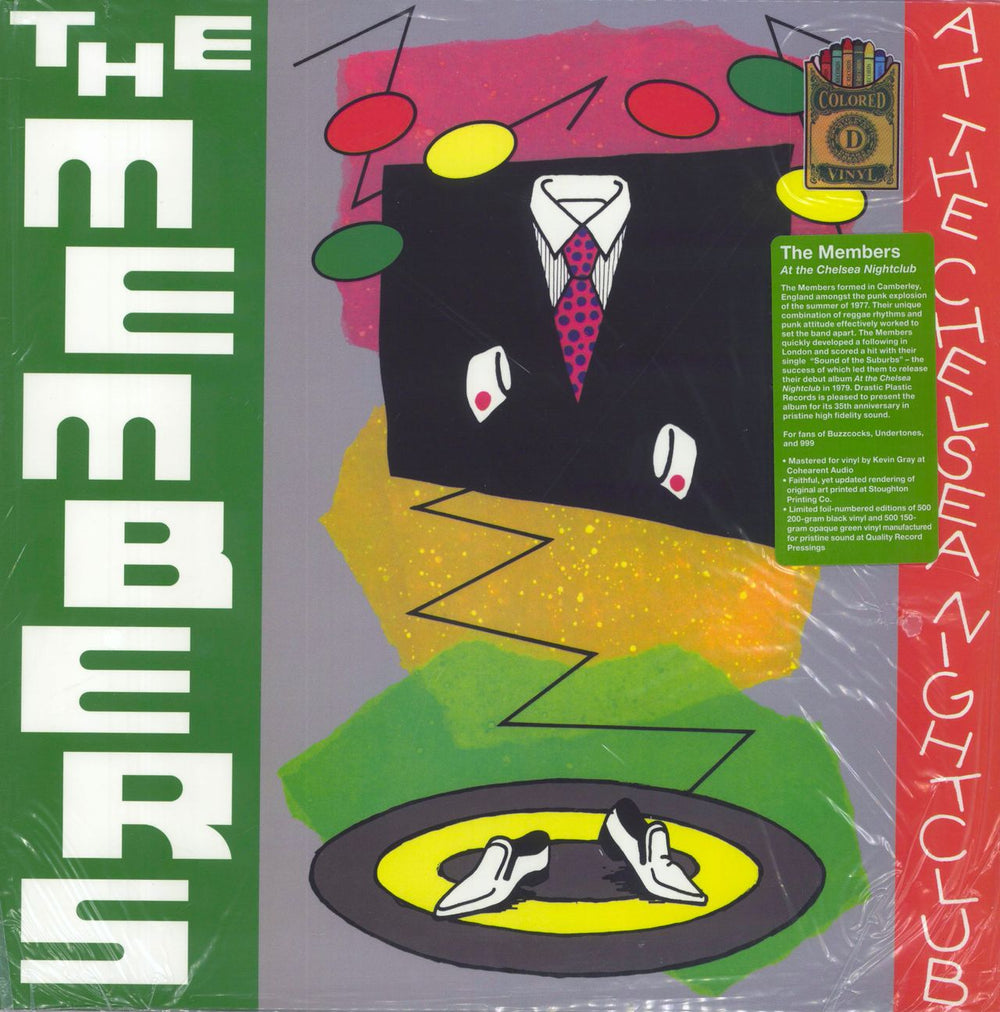 The Members At The Chelsea Nightclub - Green Vinyl US vinyl LP album (LP record) DPRLP67