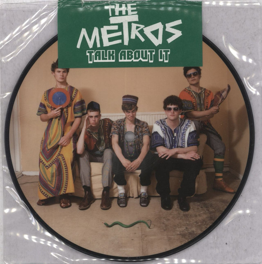 The Metros Talk About It UK 7" vinyl picture disc (7 inch picture disc single) OLIVELTD055