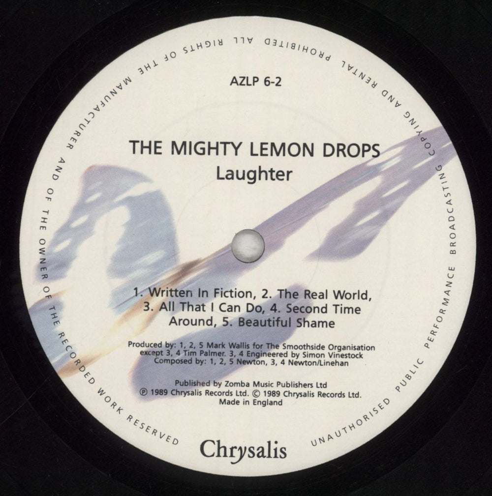 The Mighty Lemon Drops Laughter UK vinyl LP album (LP record) MLDLPLA245822