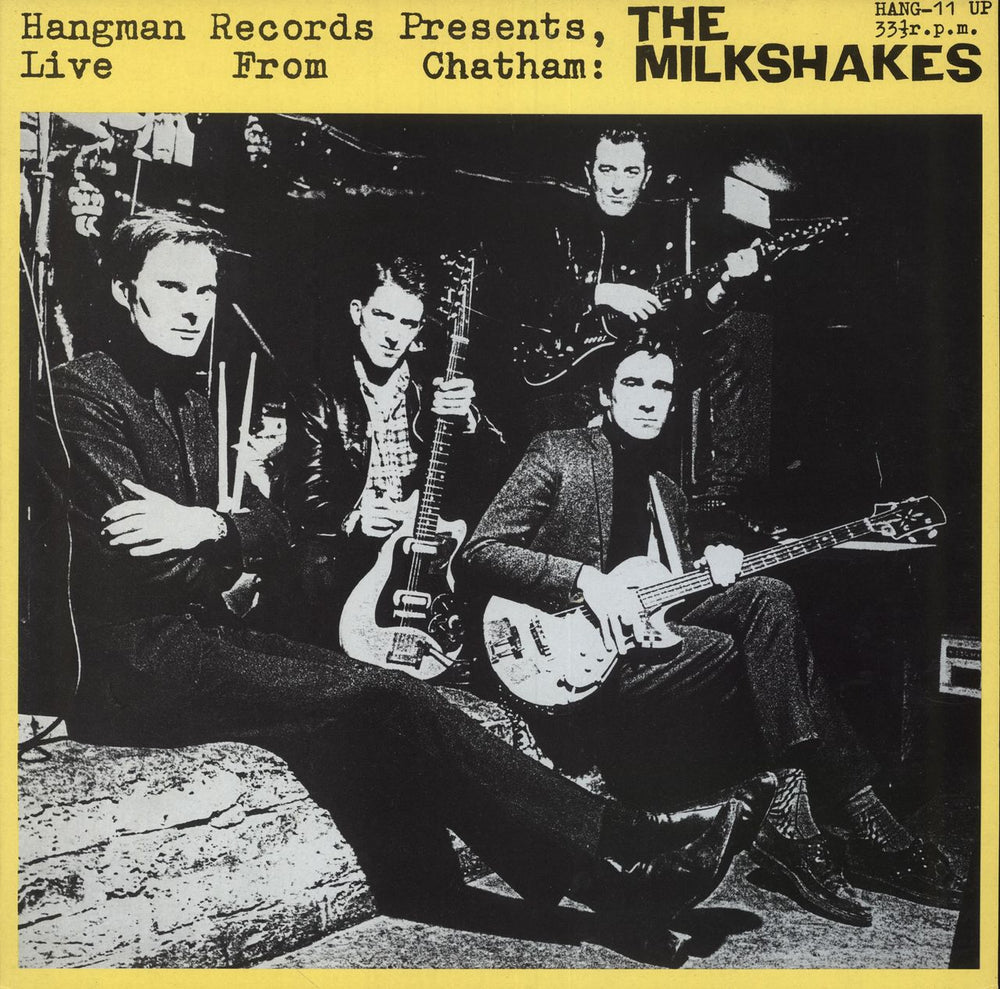 The Milkshakes Live From Chatham UK vinyl LP album (LP record) HANG-11UP