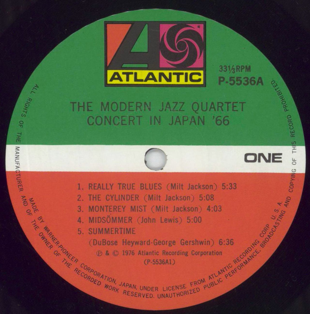 The Modern Jazz Quartet Concert In Japan '66 Japanese 2-LP vinyl record set (Double LP Album) MJQ2LCO849241