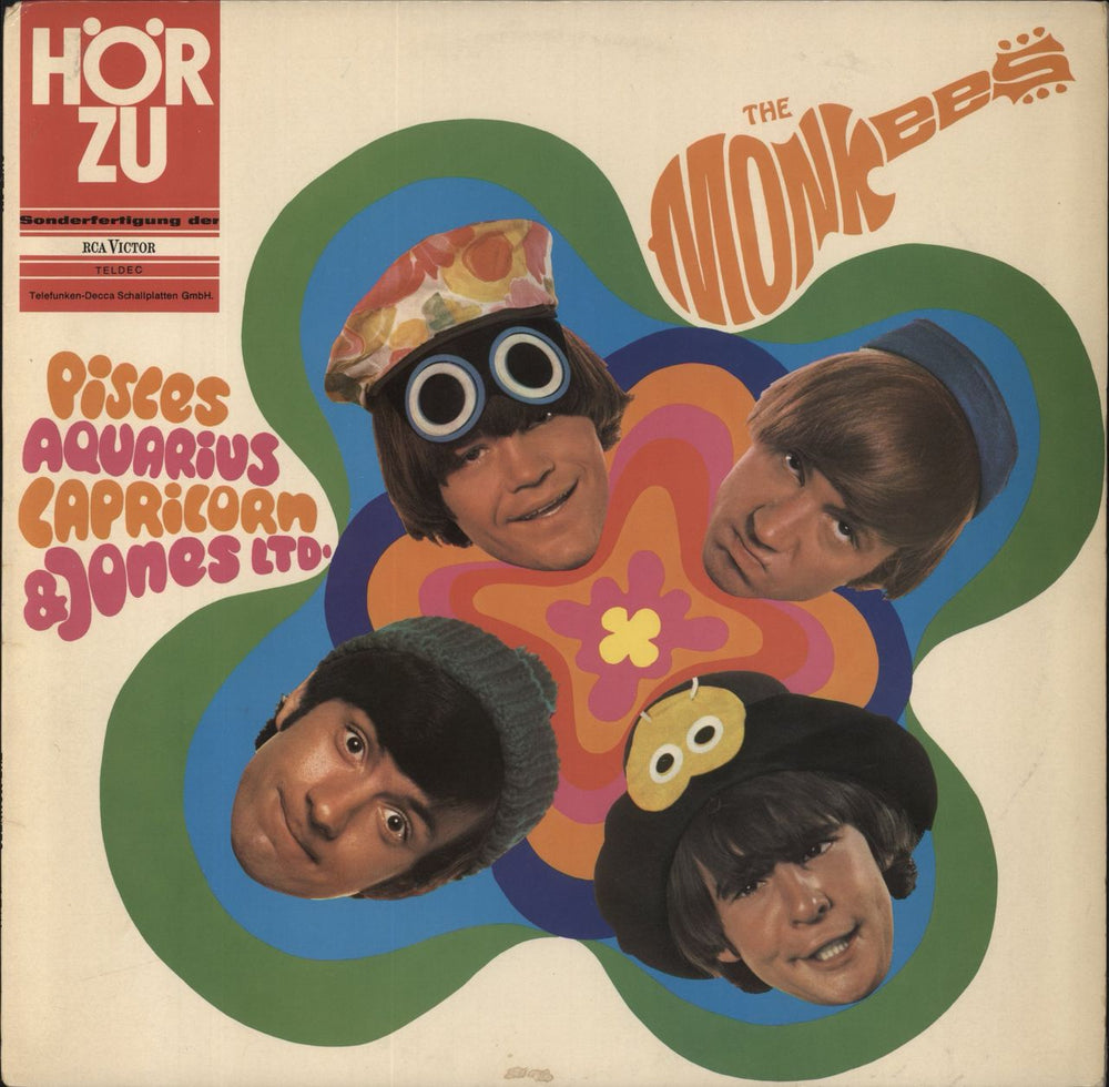 The Monkees Pisces, Aquarius, Capricorn & Jones Ltd German vinyl LP album (LP record) SHZT559