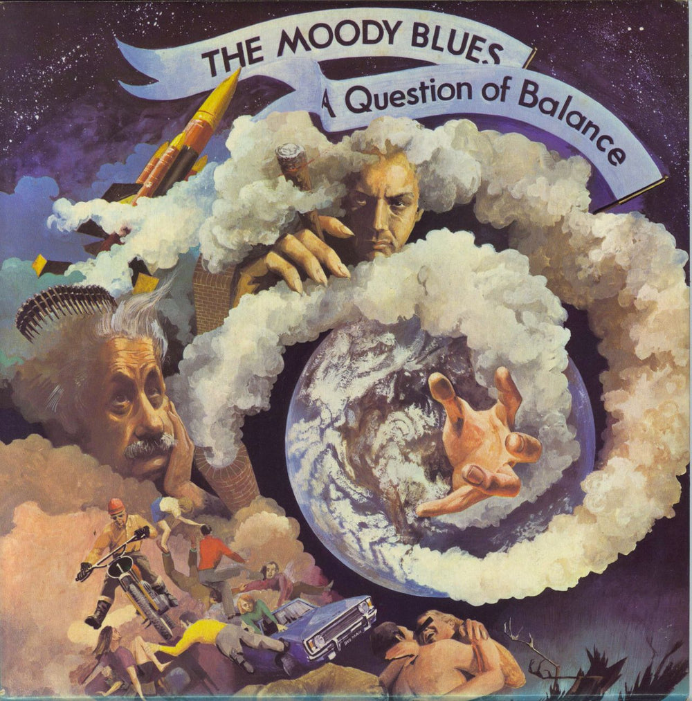 The Moody Blues A Question Of Balance - 2nd UK vinyl LP album (LP record) THS3