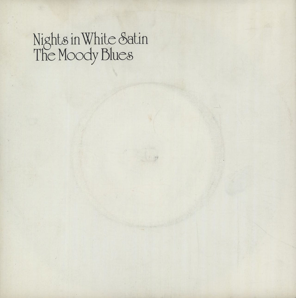 The Moody Blues Nights In White Satin - P/S UK 7" vinyl single (7 inch record / 45) DM161