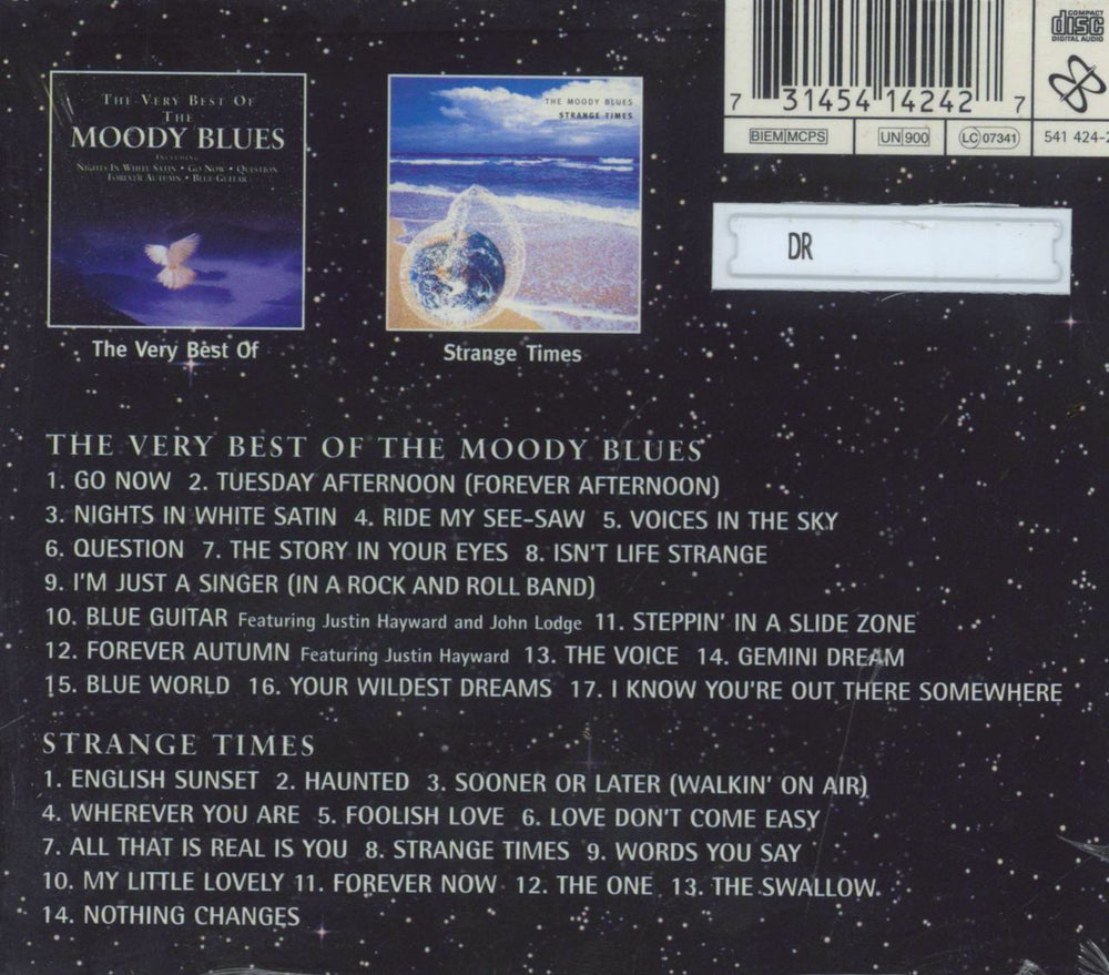 The Moody Blues The Very Best Of The Moody Blues / Strange Times - Sealed UK 2 CD album set (Double CD)