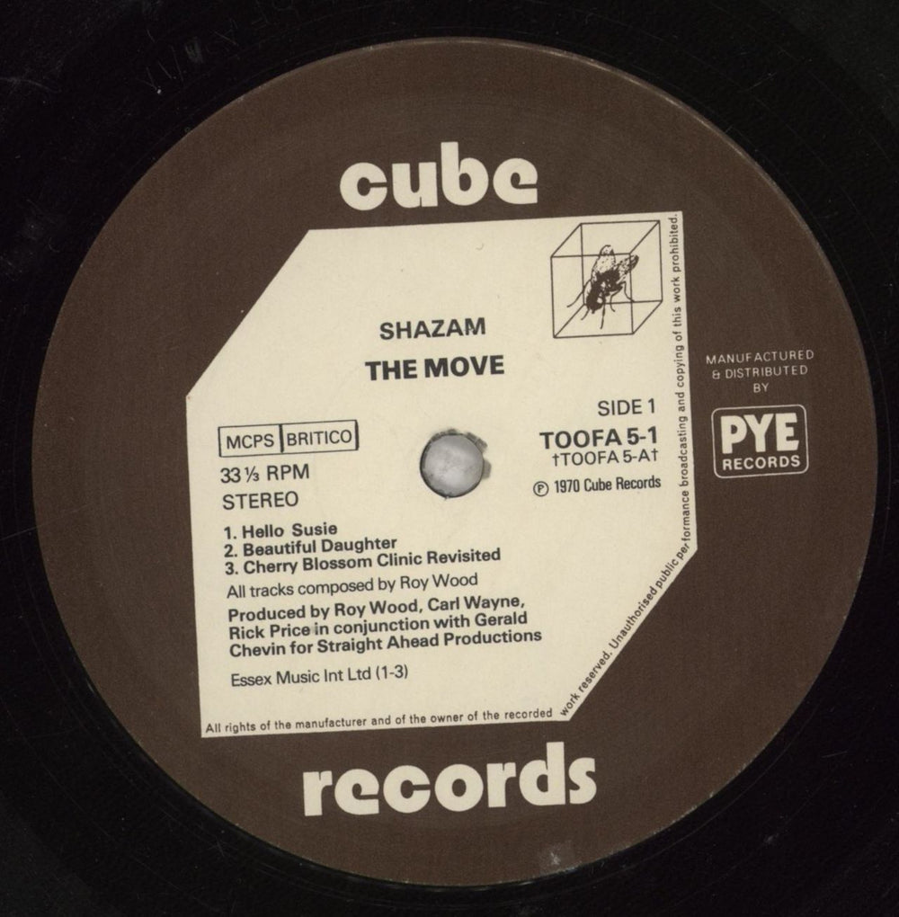 The Move Shazam / Move UK 2-LP vinyl record set (Double LP Album) MOV2LSH496430