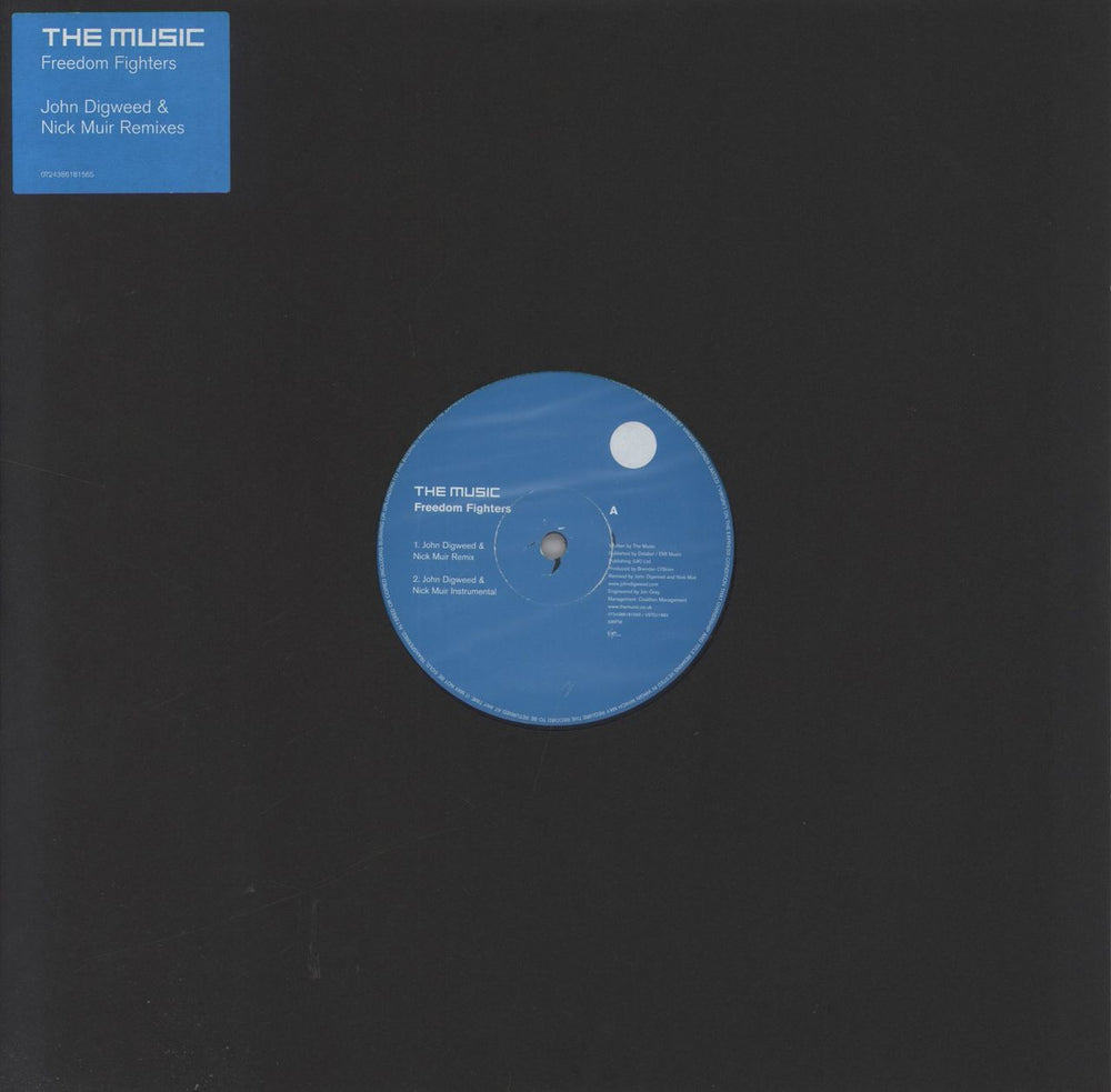 The Music Freedom Fighters - John Digweed & Nick Muir Remixes UK Promo 12" vinyl single (12 inch record / Maxi-single) VSTDJ1883