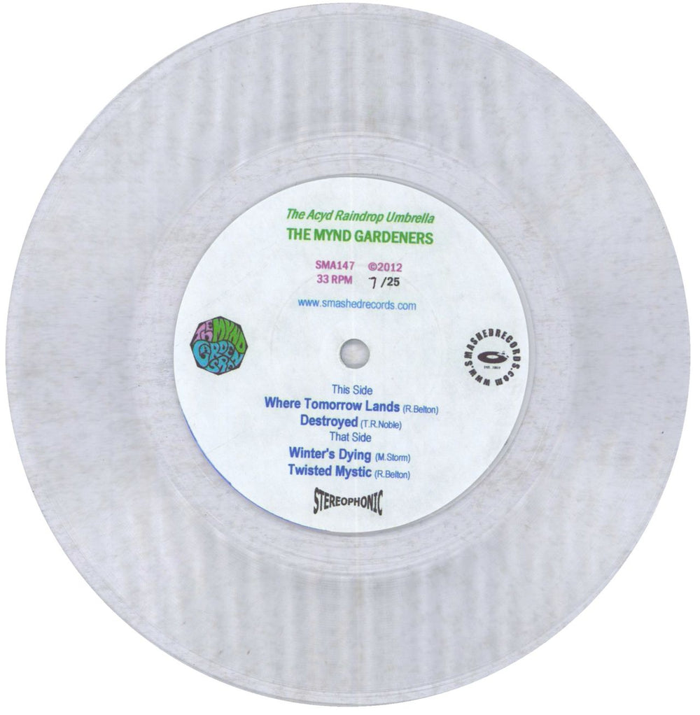 The Mynd Gardeners The Acyd Raindrop Umbrella EP Australian 7" vinyl single (7 inch record / 45) 66F07TH836606