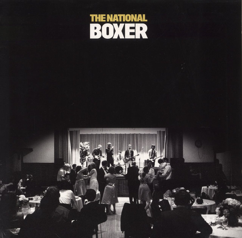 The National Boxer - Yellow Vinyl UK vinyl LP album (LP record) BBQLP252