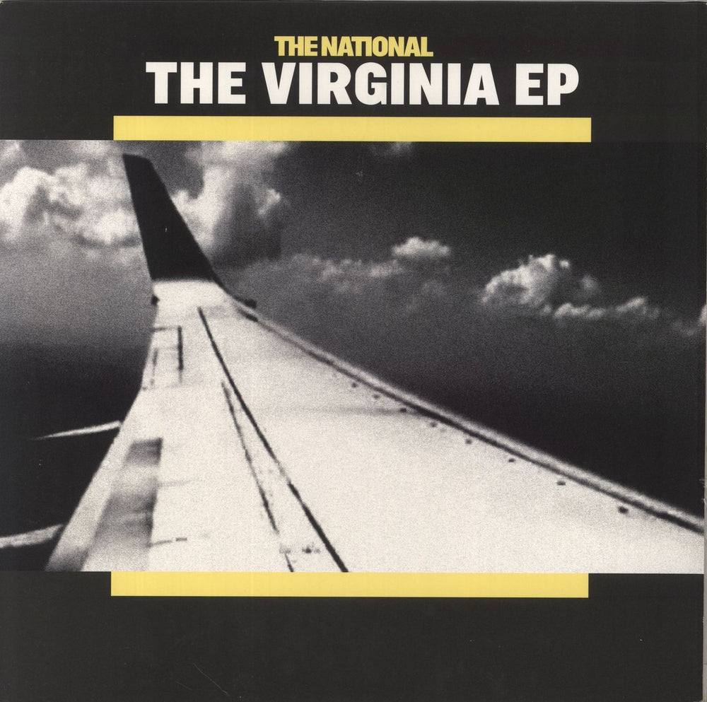 The National The Virginia EP - Yellow With Black Splatter Vinyl UK vinyl LP album (LP record) BBQLP260