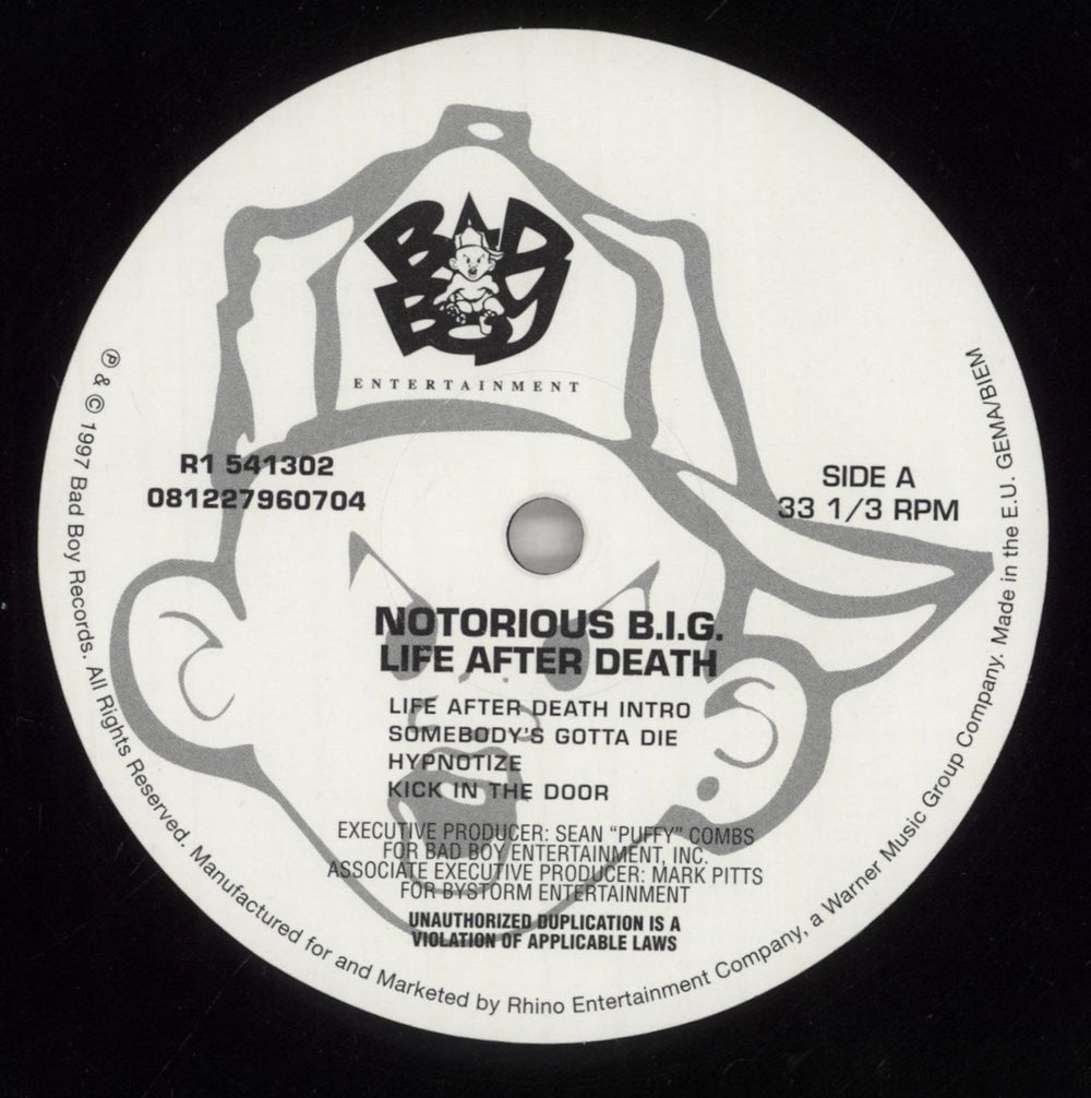 The Notorious B.I.G. Life After Death UK 3-LP vinyl record set (Triple LP Album) NBG3LLI862139