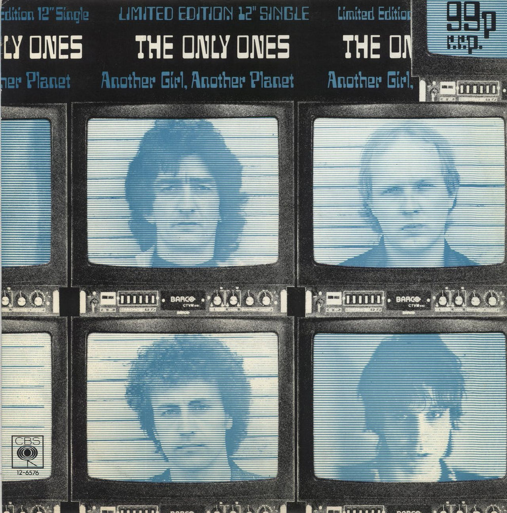 The Only Ones Another Girl, Another Planet - EX UK 12" vinyl single (12 inch record / Maxi-single) 12-6576