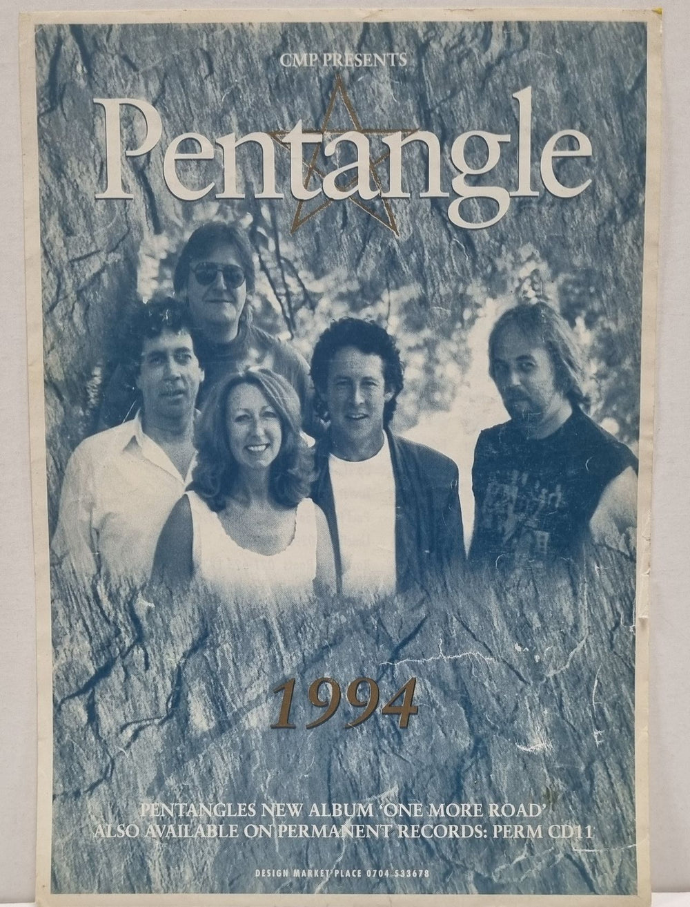 The Pentangle In The Round - Fully Autographed UK vinyl LP album (LP record)