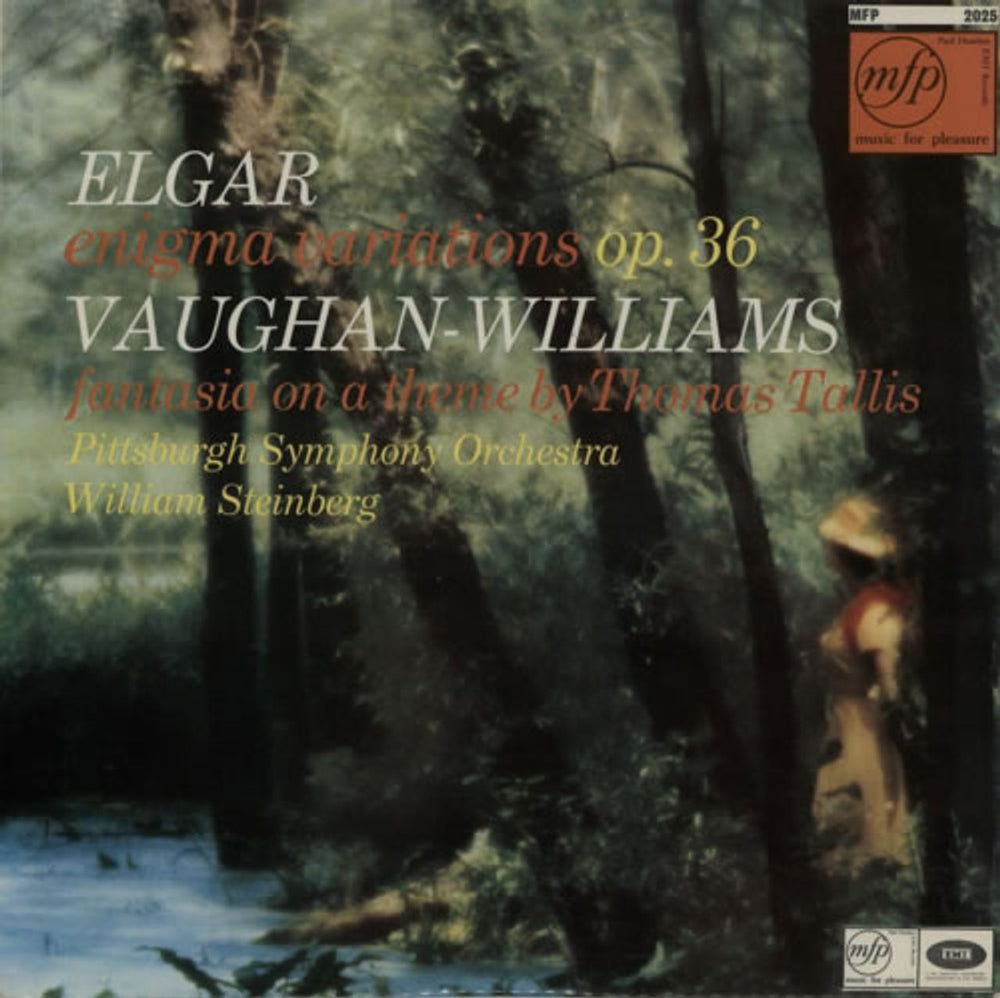 The Pittsburgh Symphony Orchestra Elgar: Enigma Variations, Op.36 / Vaughan-Williams: Fantasia On A Theme By Thomas Tallis UK vinyl LP album (LP record) MFP2025