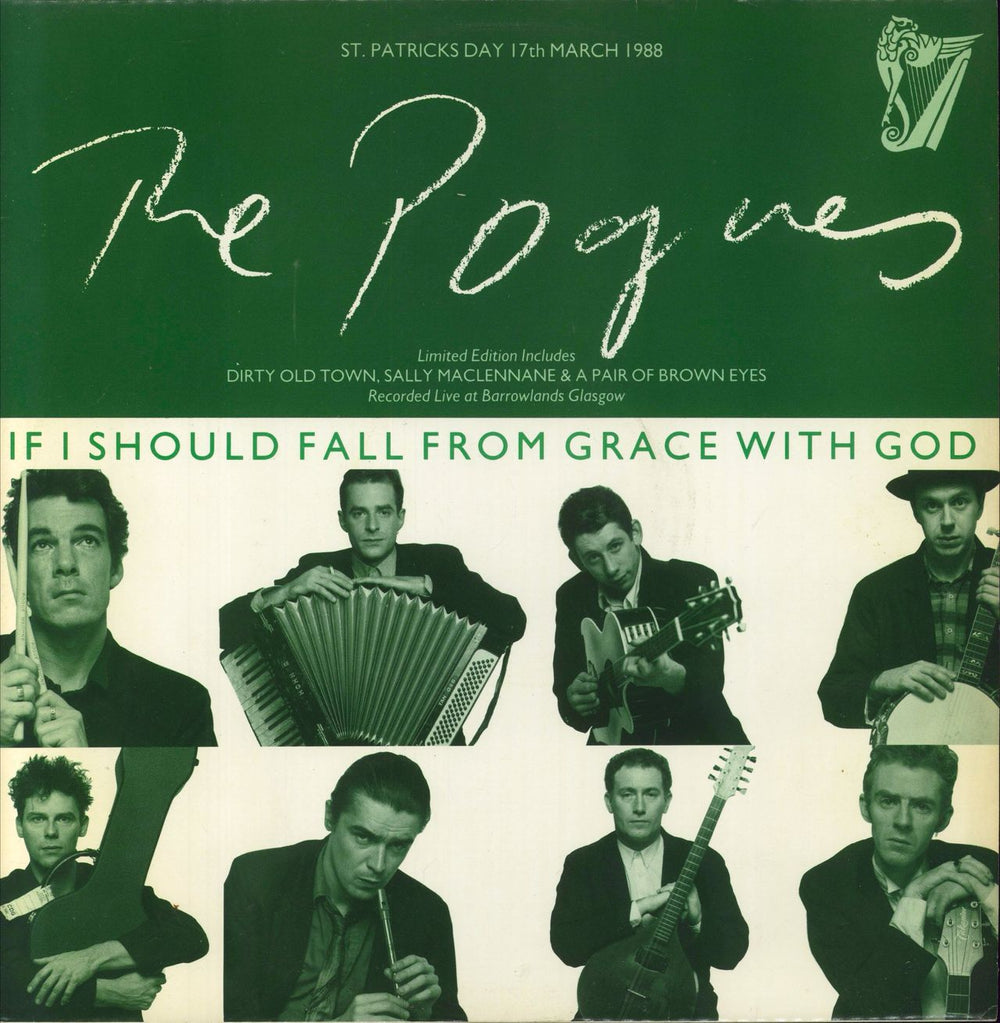 The Pogues If I Should Fall From Grace With God UK 12" vinyl single (12 inch record / Maxi-single) FGG112