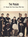 The Pogues If I Should Fall From Grace With God UK tour programme TOUR PROGRAMME