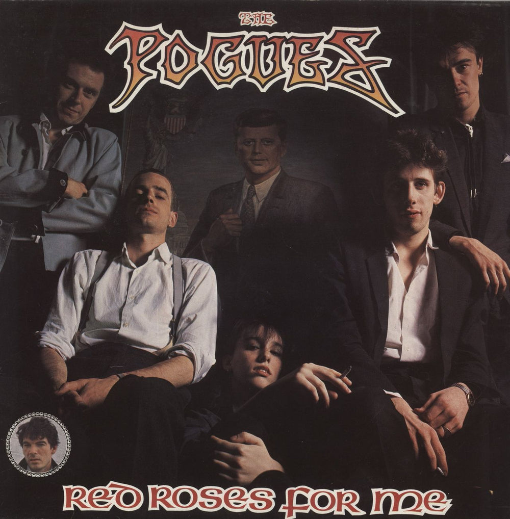 The Pogues Red Roses For Me UK vinyl LP album (LP record) SEEZ55