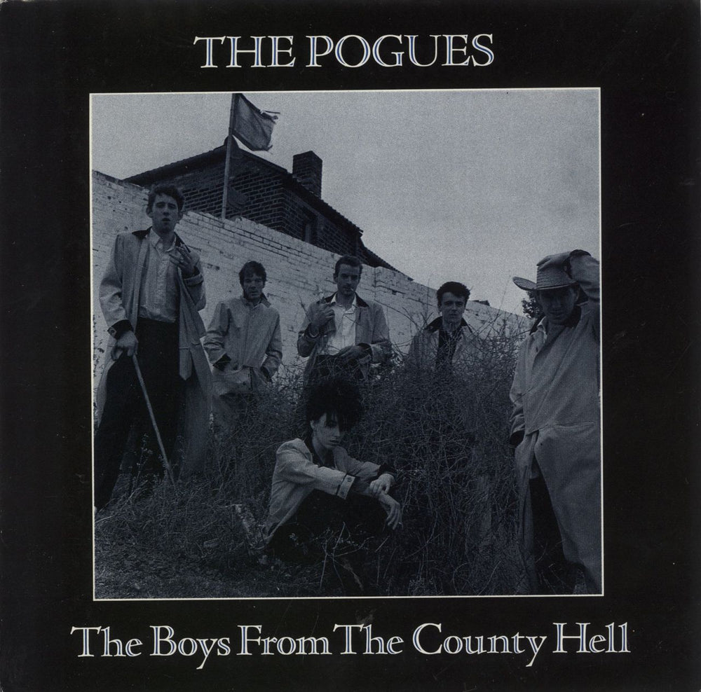 The Pogues The Boys From The County Hell - 1st - Blue Tint - Promo UK Promo 7" vinyl single (7 inch record / 45) BUY212