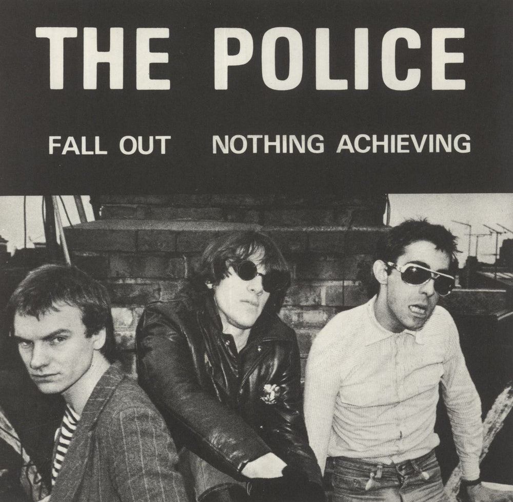 The Police Fall Out - 6th UK 7" vinyl single (7 inch record / 45) IL001