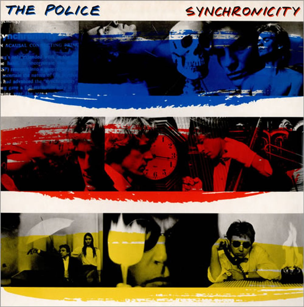 The Police Synchronicity - B/R/Y US vinyl LP album (LP record) SP-3735