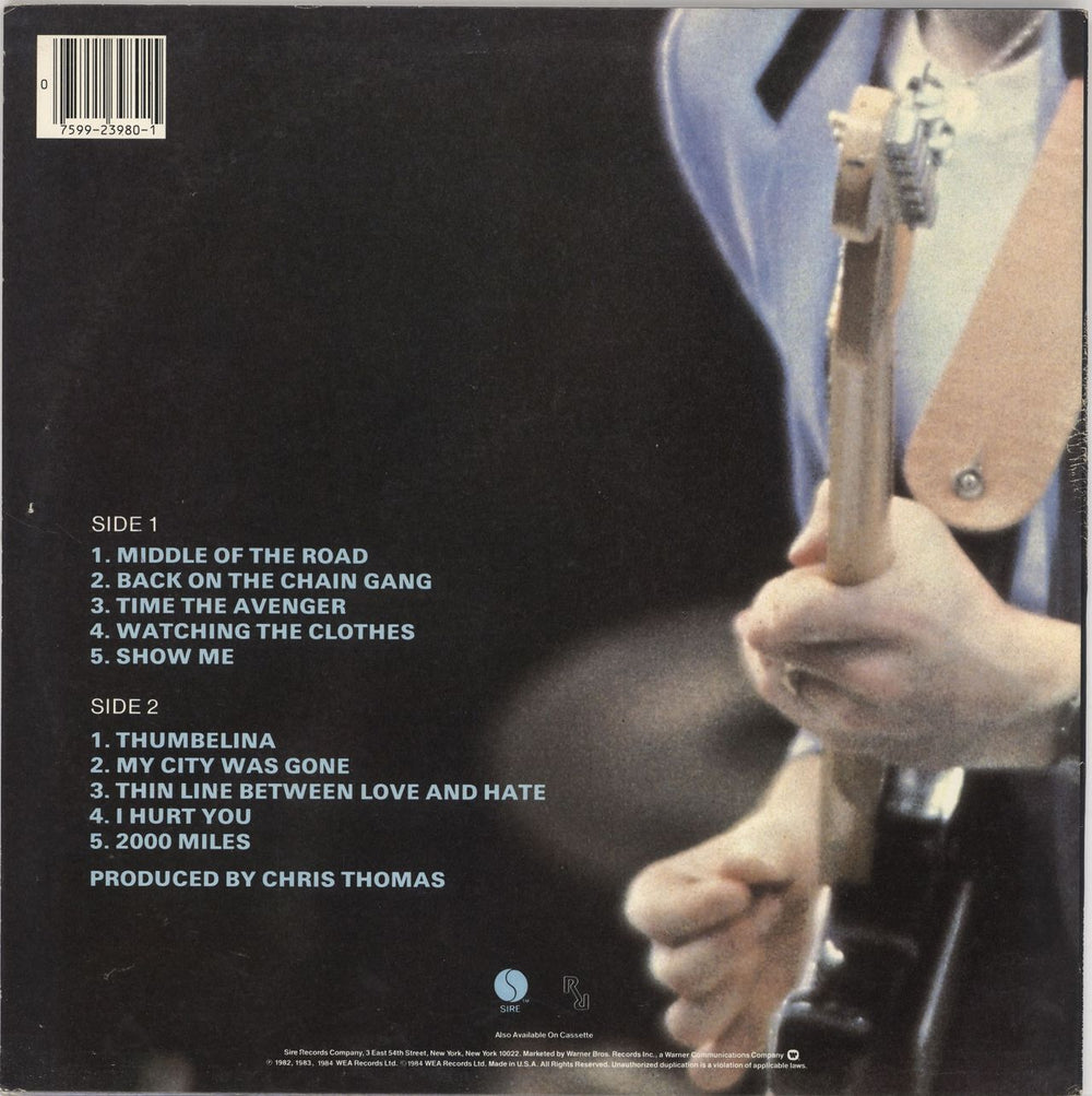 The Pretenders Learning To Crawl US vinyl LP album (LP record)