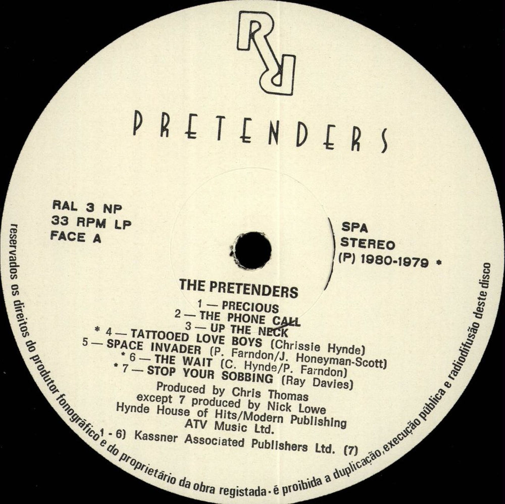 The Pretenders Pretenders - EX Portugese vinyl LP album (LP record) PTNLPPR491876