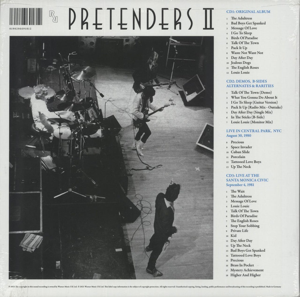 The Pretenders Pretenders II - 40th Anniversary Deluxe Edition - Sealed UK 3-CD album set (Triple CD) 190296691812