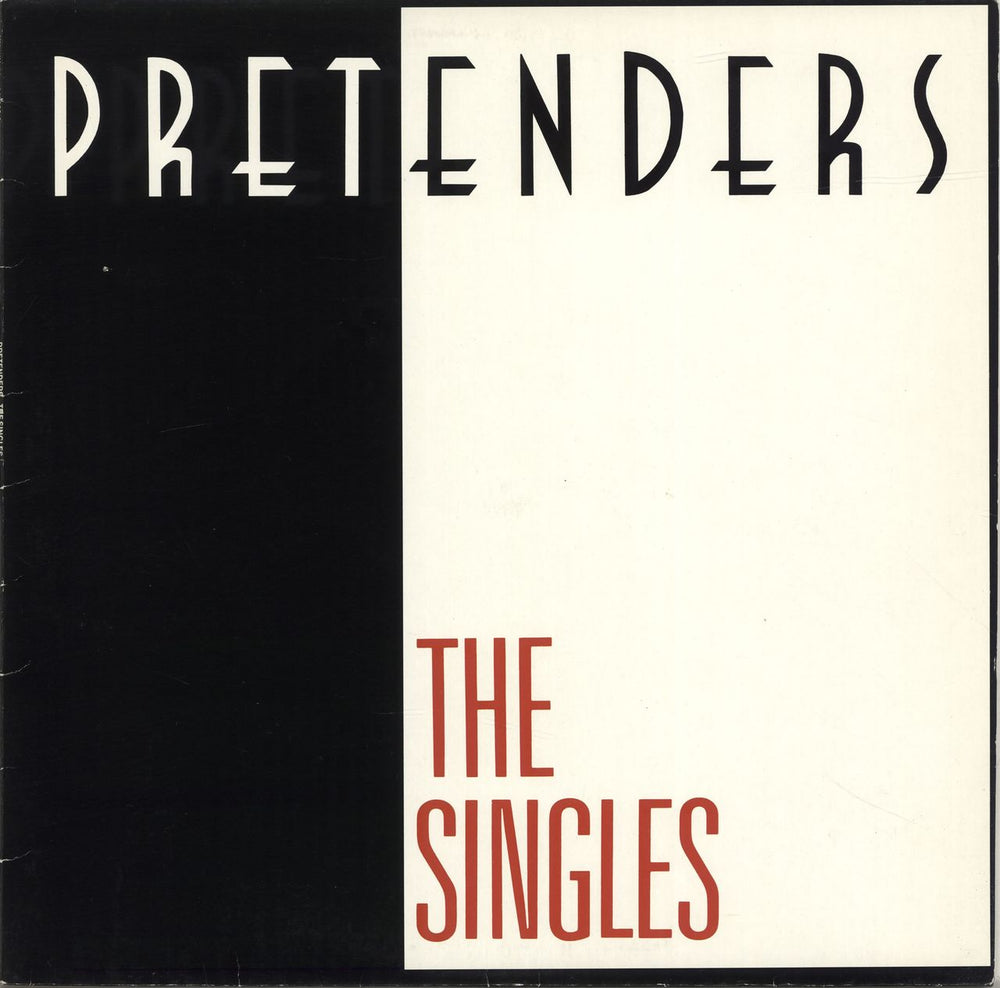 The Pretenders The Singles + Poster UK vinyl LP album (LP record) WX135