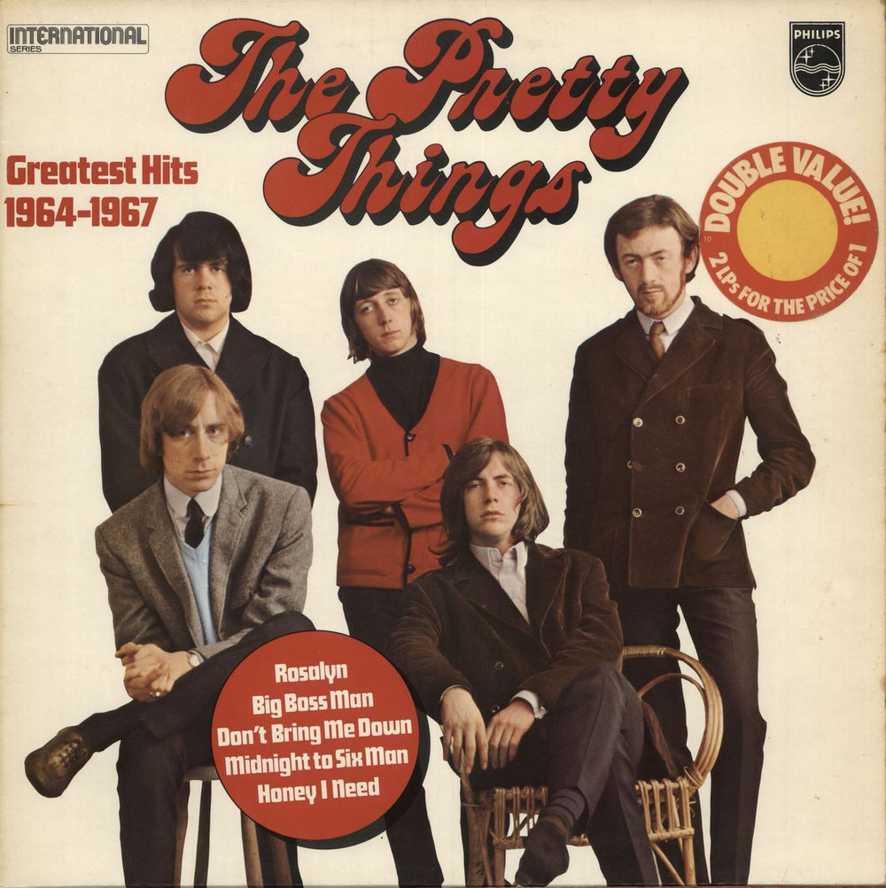 The Pretty Things Greatest Hits 1964-1967 UK 2-LP vinyl record set (Double LP Album) 6625015