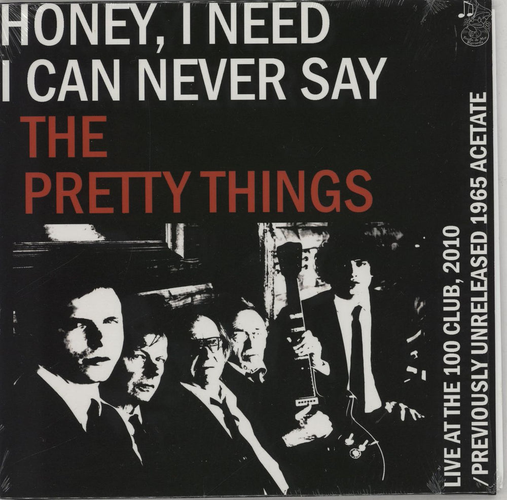 The Pretty Things Honey, I Need [Live] - Black Vinyl UK 7" vinyl single (7 inch record / 45) CRUSTACEAN29