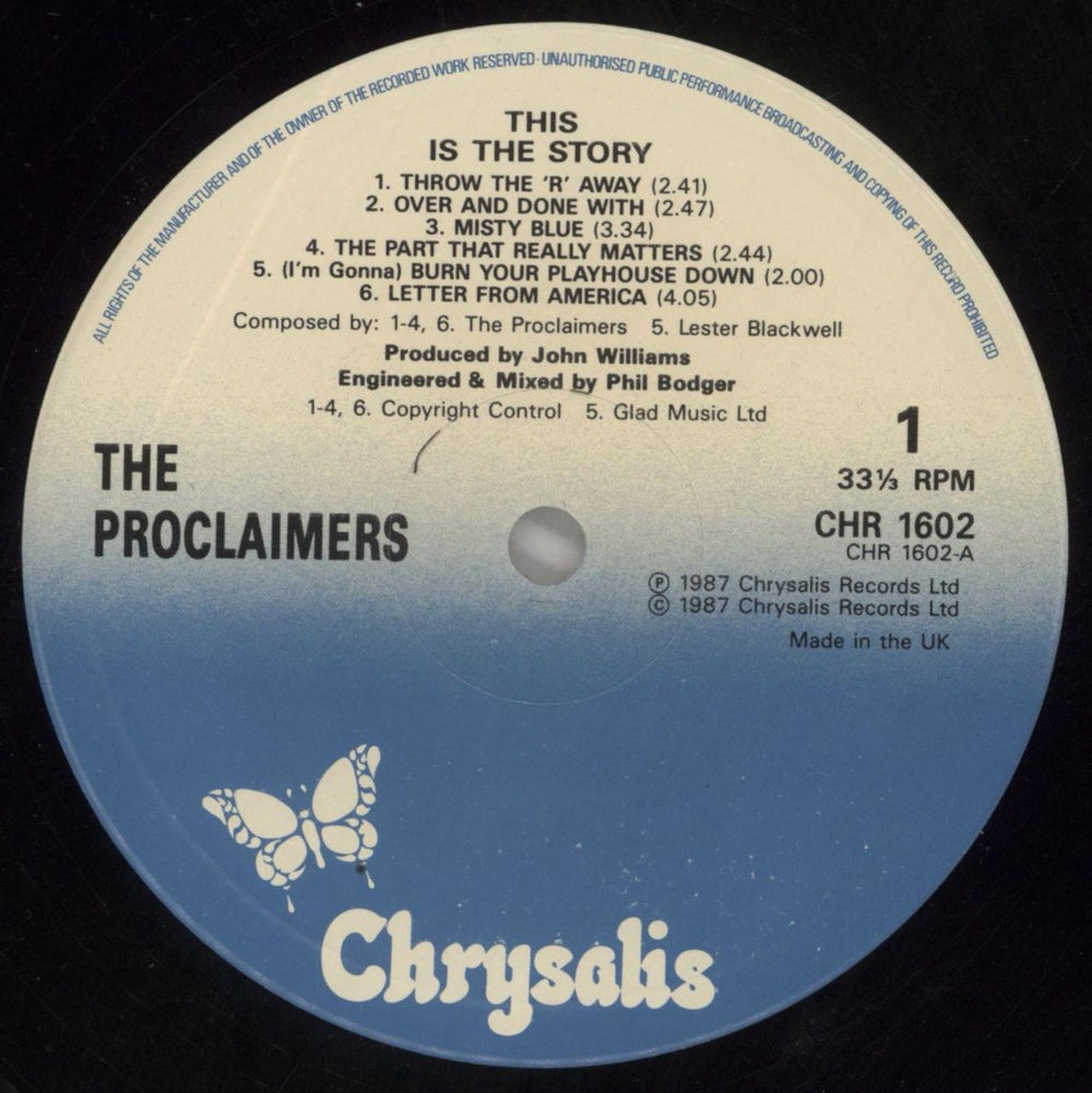 The Proclaimers This Is The Story - 1st + Inner UK vinyl LP album (LP record) PCLLPTH289028