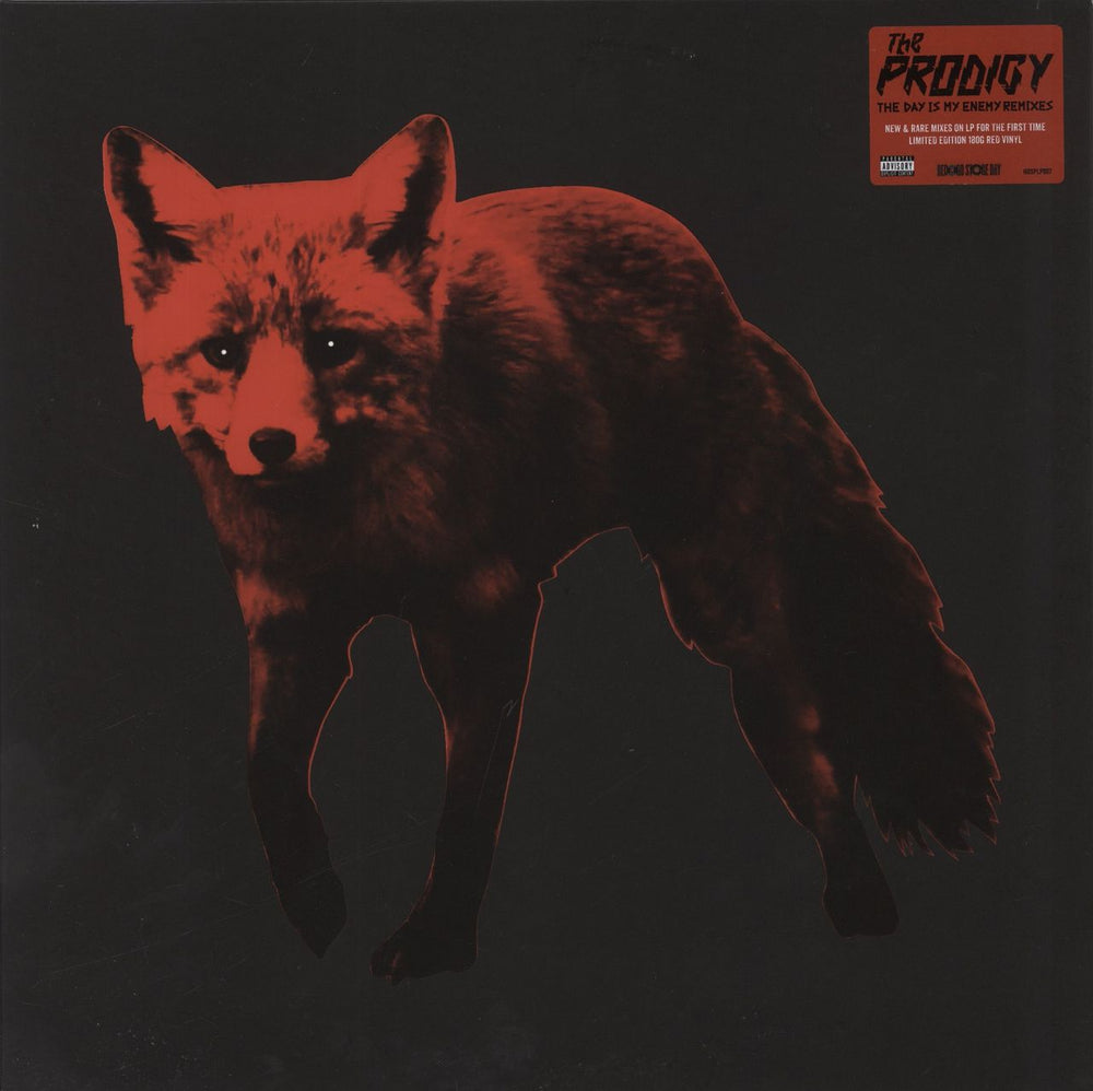 The Prodigy The Day Is My Enemy Remix Album - RSD 2022 - Red Vinyl UK vinyl LP album (LP record) HOSPLP007