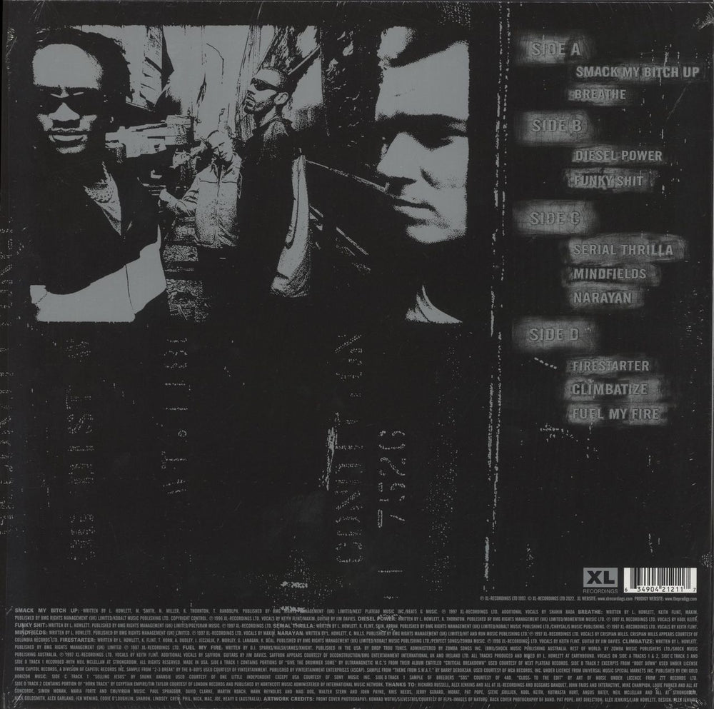 The Prodigy The Fat Of The Land - Silver Vinyl 25th Anniversary Edition UK 2-LP vinyl record set (Double LP Album) 634904212117