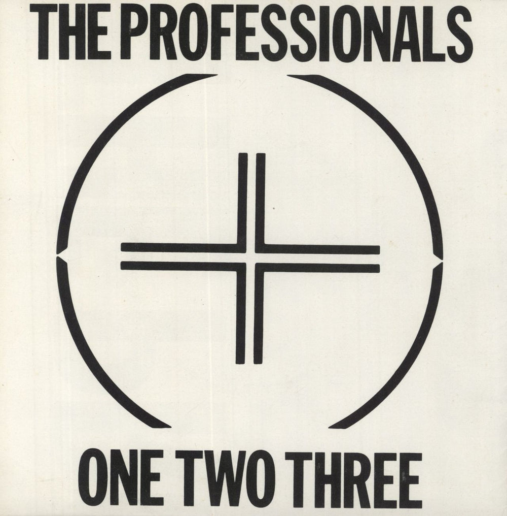 The Professionals One Two Three - Poster Sleeve UK 7" vinyl single (7 inch record / 45) VS376