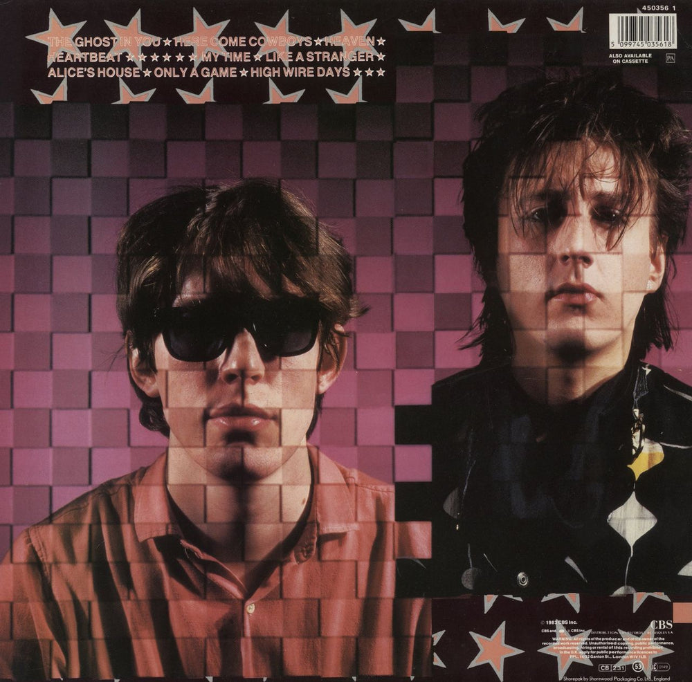 The Psychedelic Furs Mirror Moves - 2nd UK vinyl LP album (LP record) 5099745035618