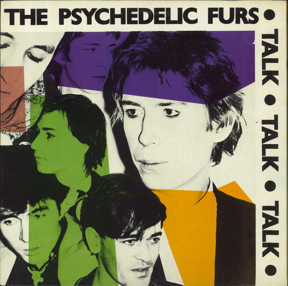 The Psychedelic Furs Talk Talk Talk + Poster - EX UK vinyl LP album (LP record) CBS84892