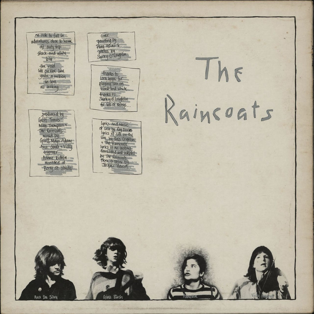 The Raincoats The Raincoats - VG UK vinyl LP album (LP record)