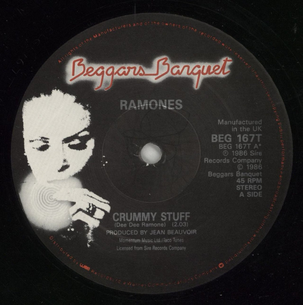 The Ramones Crummy Stuff - VG UK 12" vinyl single (12 inch record / Maxi-single) RAM12CR867417