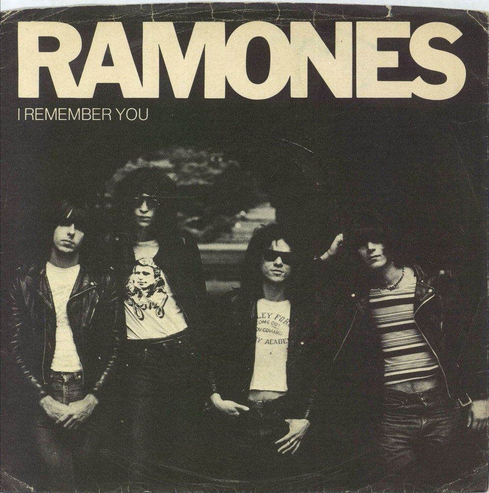 The Ramones I Remember You - P/s UK 7" vinyl single (7 inch record / 45) 6078603