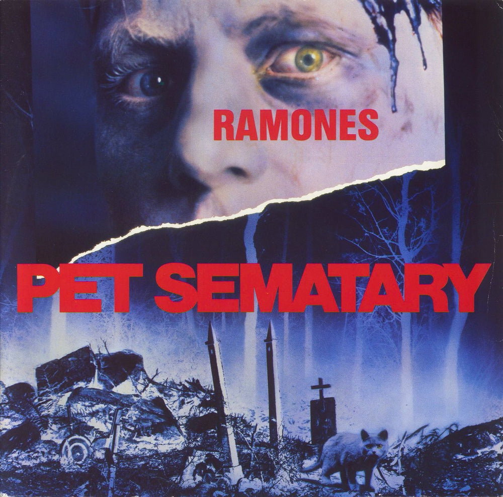 The Ramones Pet Sematary UK 12" vinyl single (12 inch record / Maxi-single) CHS123423